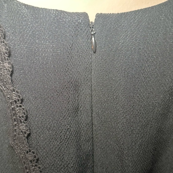 Carolina Herrera Classic Office Formal Careerwear Black Knee Length Dress Size 4 - Picture 13 of 17